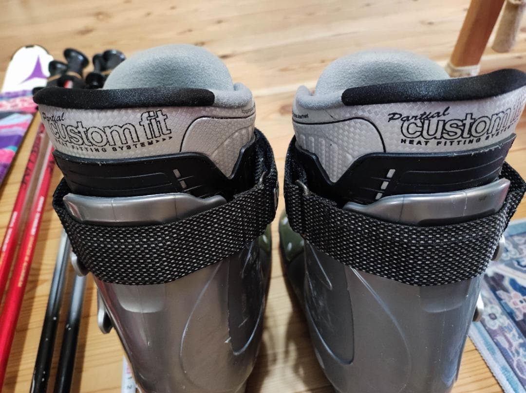 【中古】Atomic X-Can 2 スキー 板／130㎝スキーブーツ、ストック