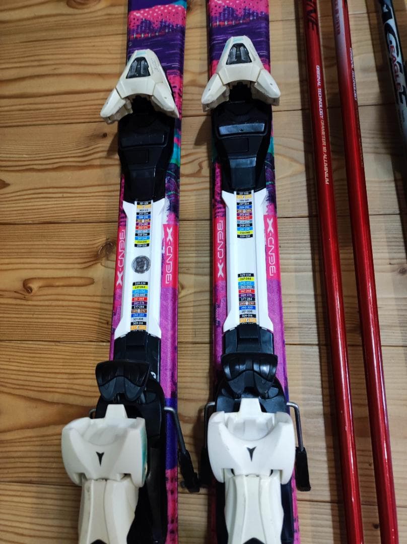 【中古】Atomic X-Can 2 スキー 板／130㎝スキーブーツ、ストック