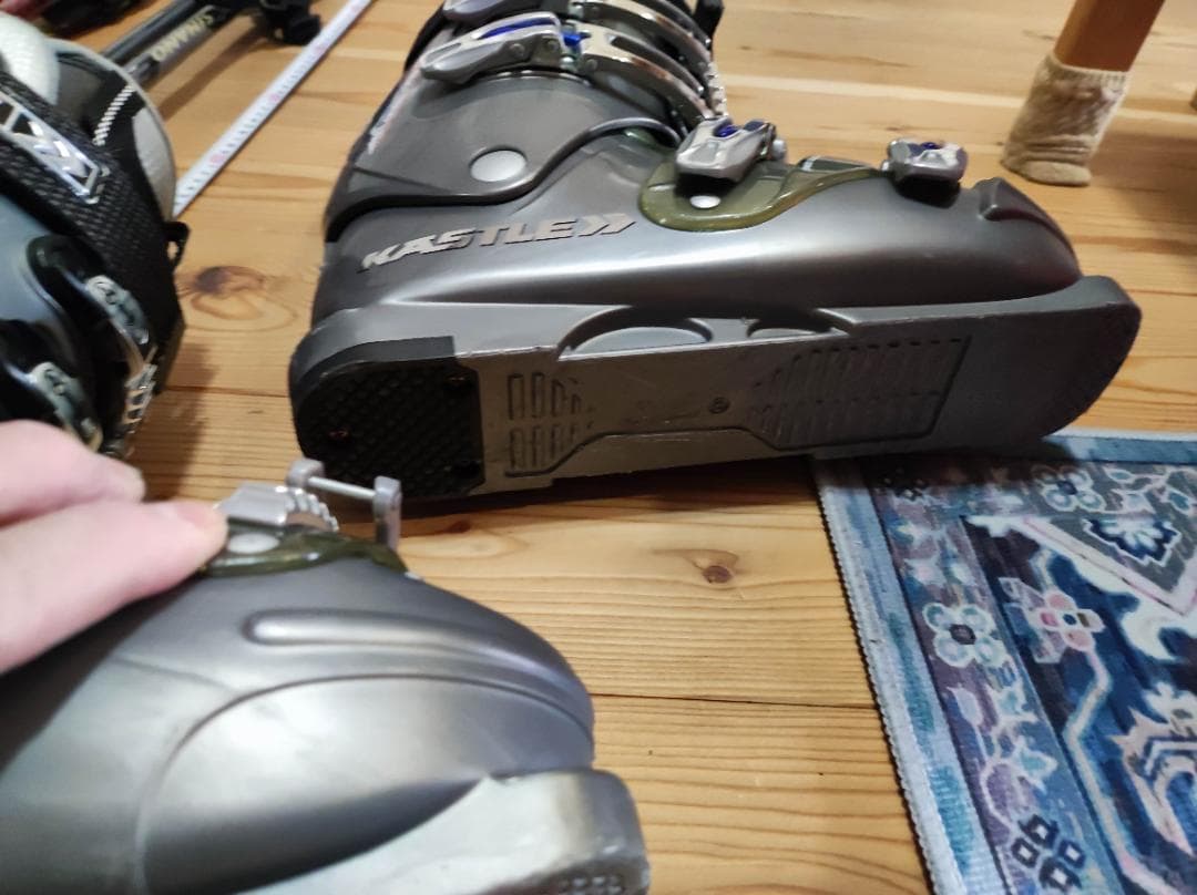 【中古】Atomic X-Can 2 スキー 板／130㎝スキーブーツ、ストック