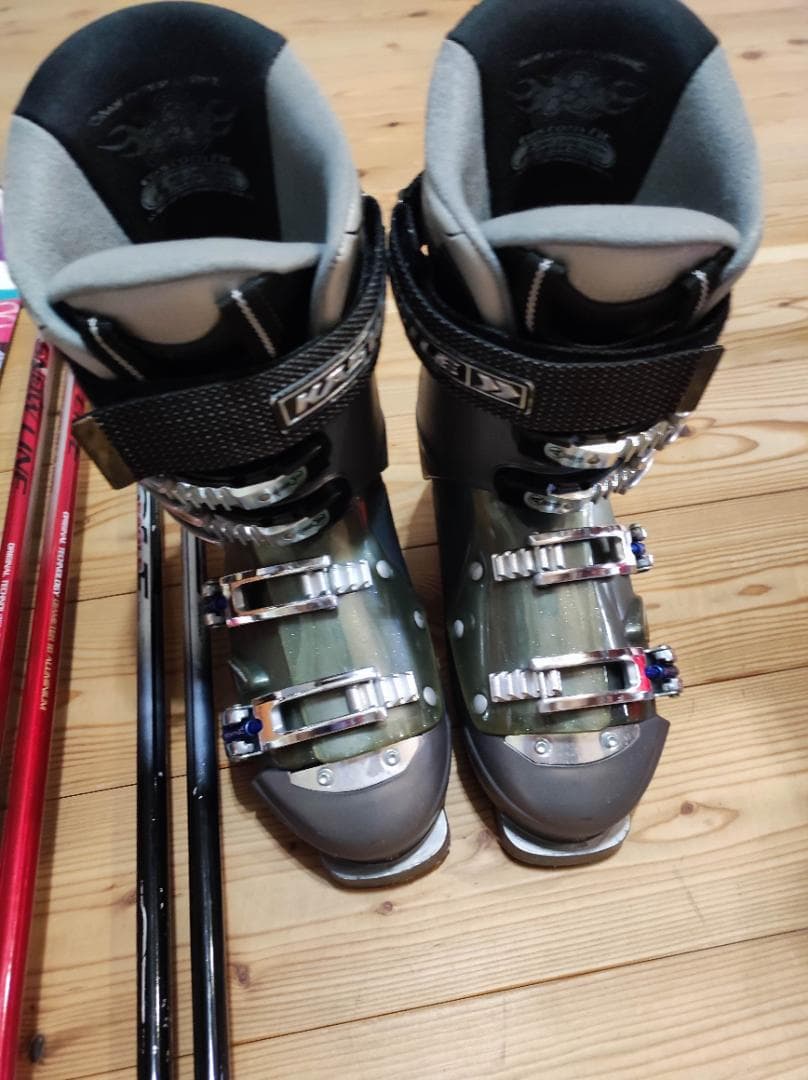 【中古】Atomic X-Can 2 スキー 板／130㎝スキーブーツ、ストック