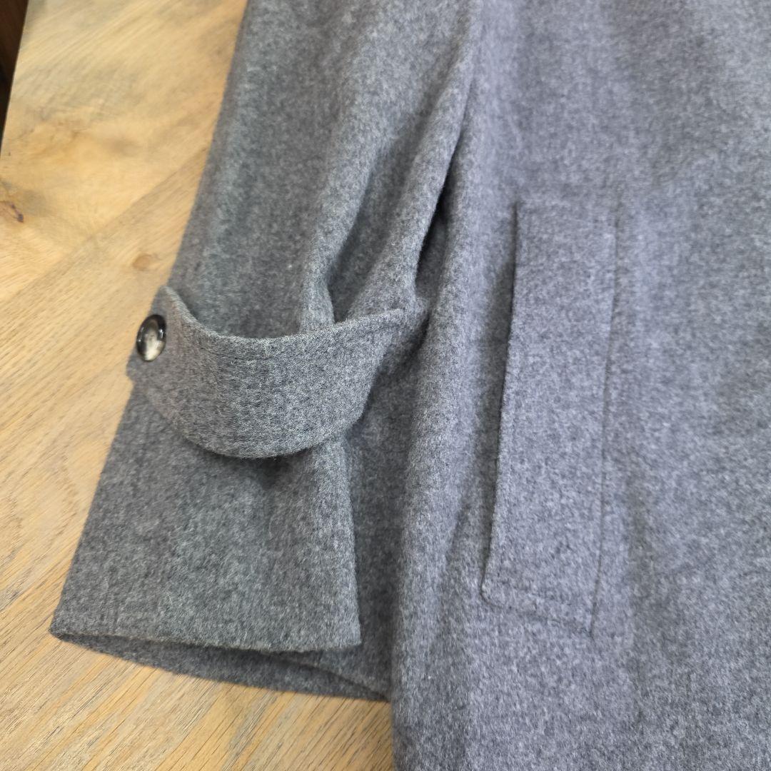 クリスチャンディオール グレー チェスターコート ウール混紡 y54