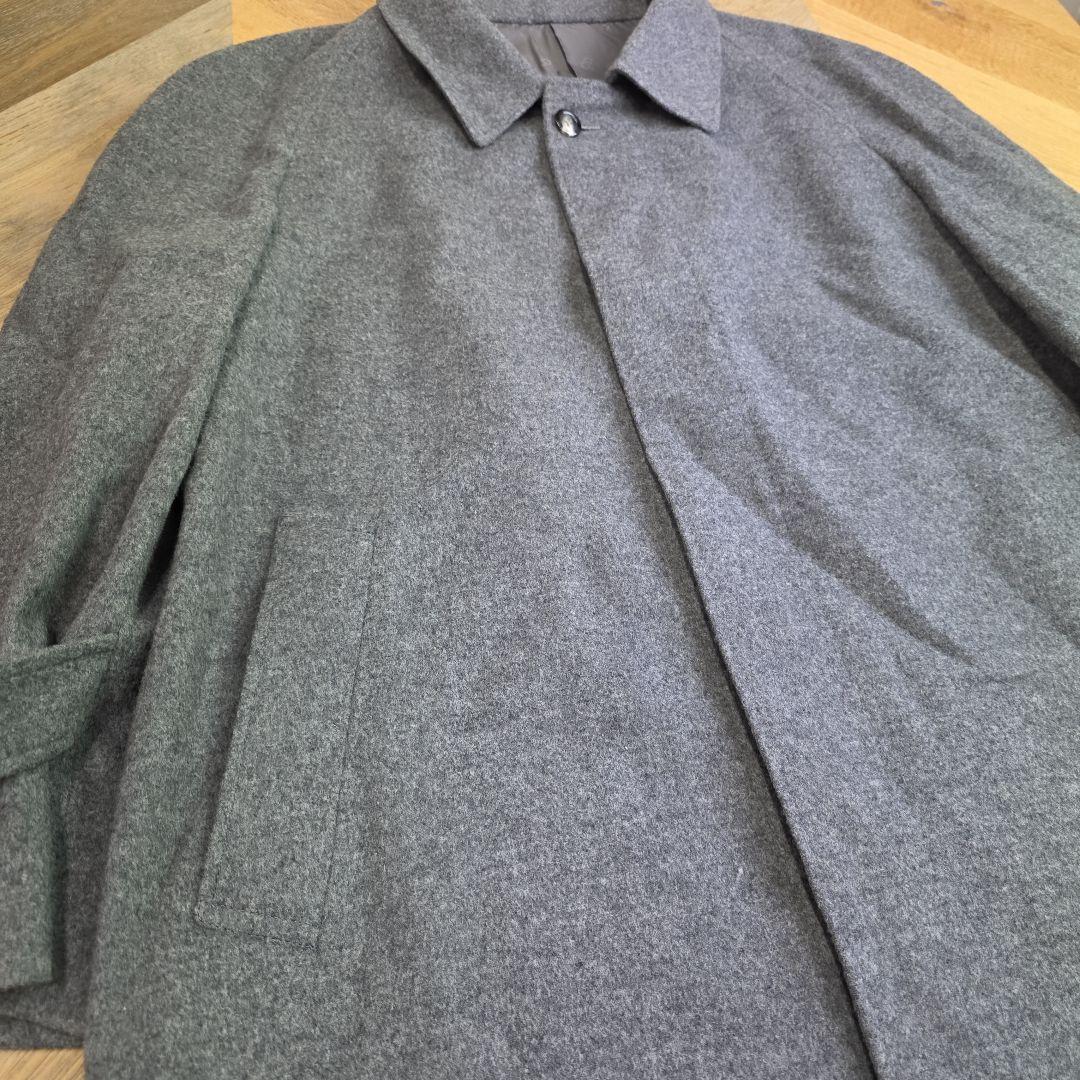 クリスチャンディオール グレー チェスターコート ウール混紡 y54