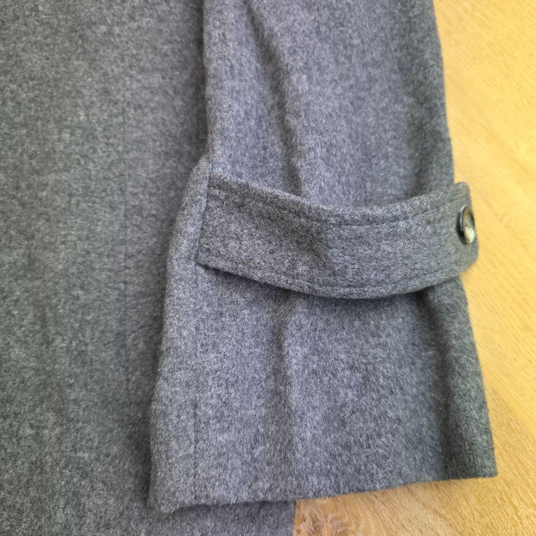 クリスチャンディオール グレー チェスターコート ウール混紡 y54