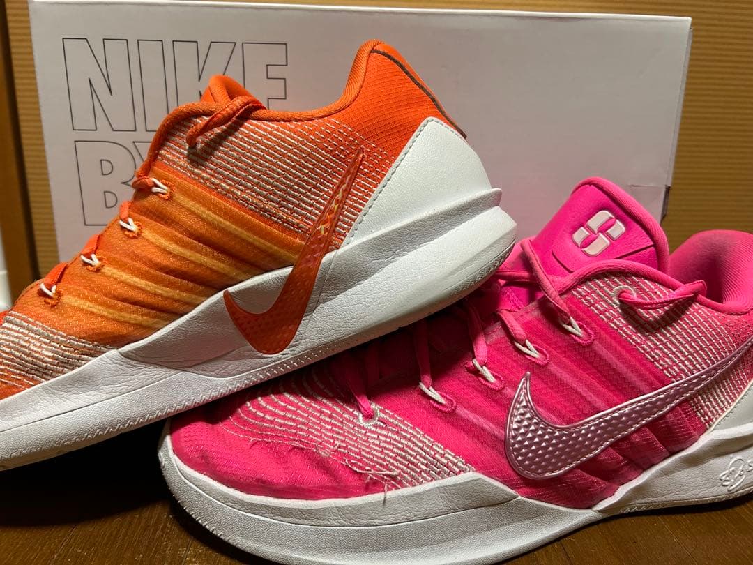 NIKE サブリナ3バスケットボールシューズ オレンジ/ピンク