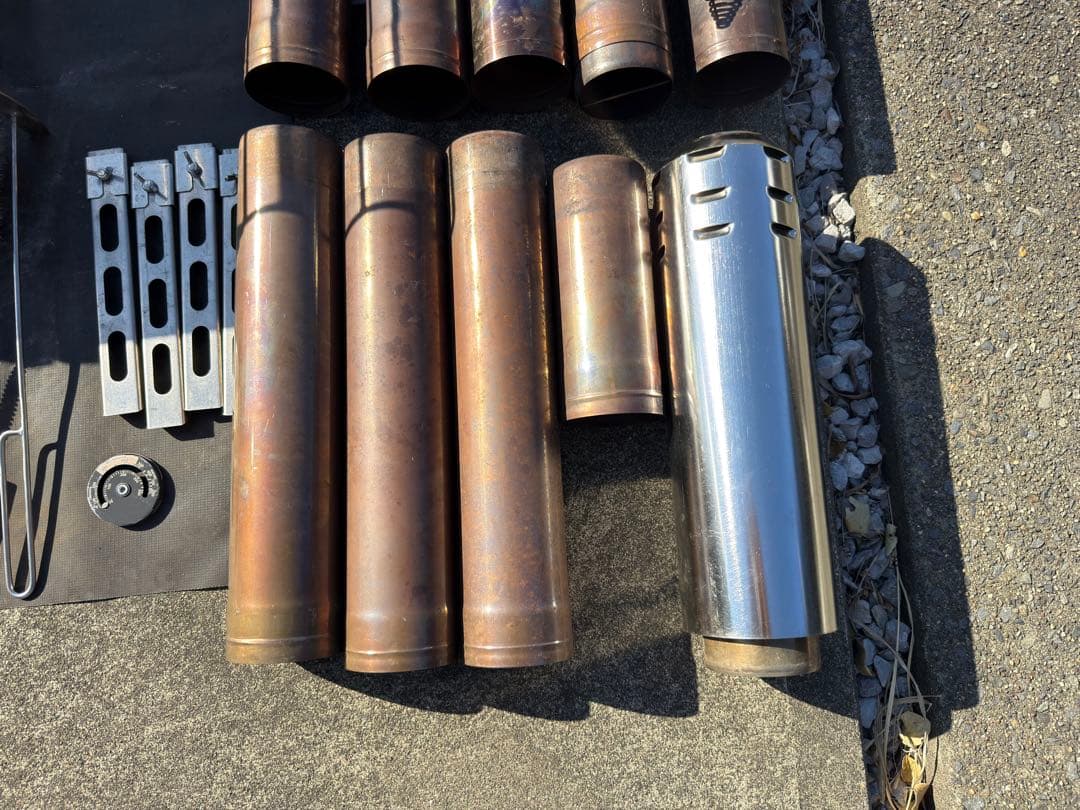 kozzyウィンナーウェルノマドビュー　Lサイズ　延長煙突、二重煙突