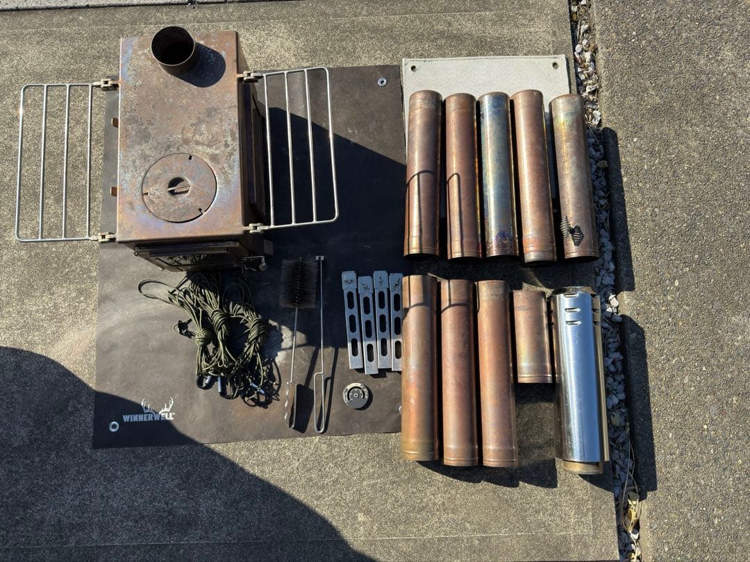 kozzyウィンナーウェルノマドビュー　Lサイズ　延長煙突、二重煙突