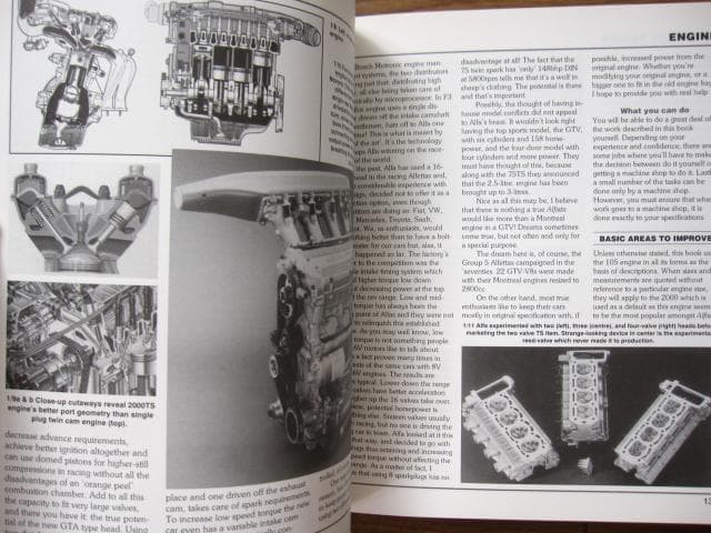 洋書 HOW TO POWER TUNE ALFA ROMEO TWIN-CAM