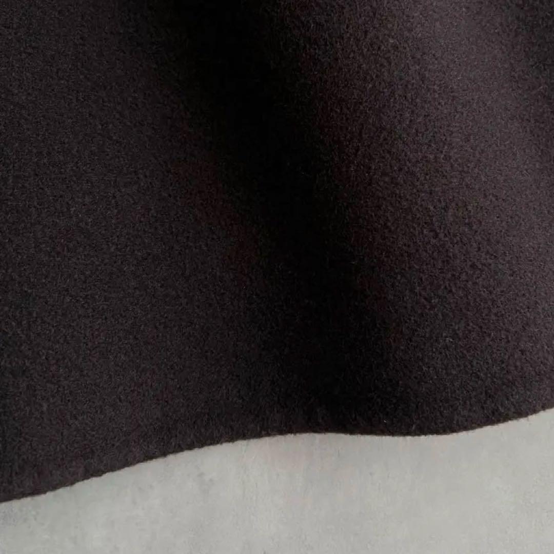 NOBLE MTRリバーポンチョジレ　ブラウン　2022AW ノーブル　カシミヤ