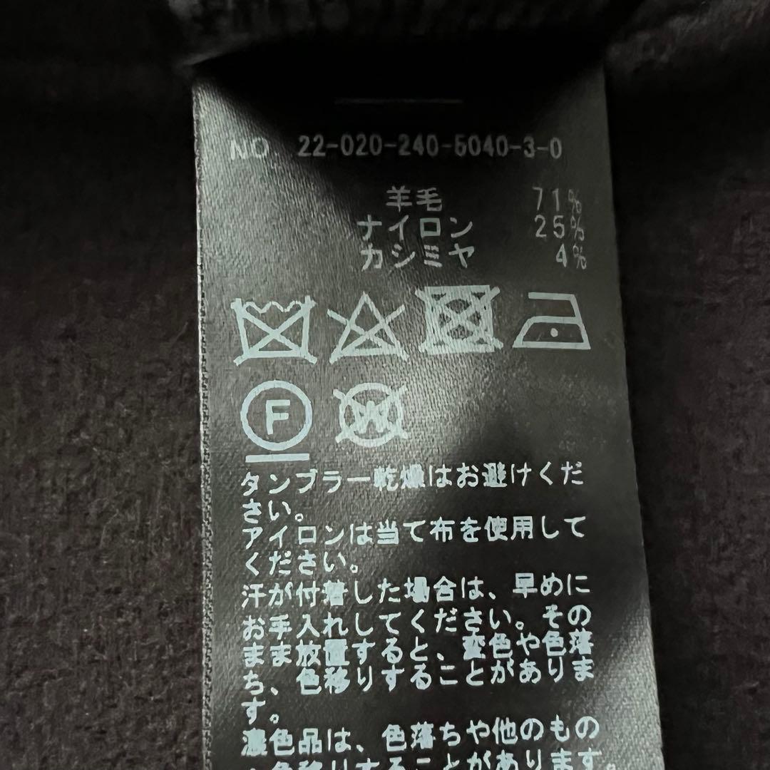NOBLE MTRリバーポンチョジレ　ブラウン　2022AW ノーブル　カシミヤ
