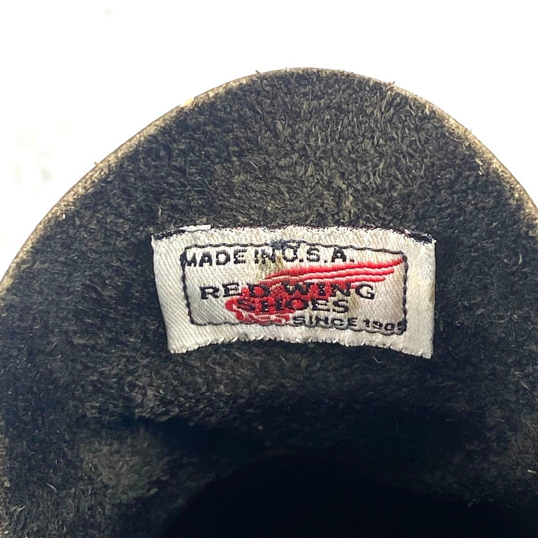 【美品 廃盤 】レッドウィング 8137 ブラックアウト モックトゥ 25.5