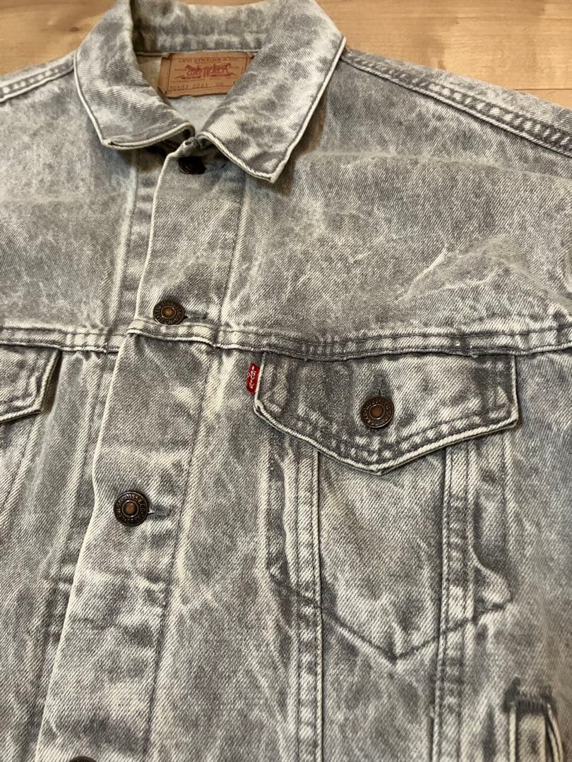 80's Levi's 70507-0261 ブラック デニムジャケットUSA製