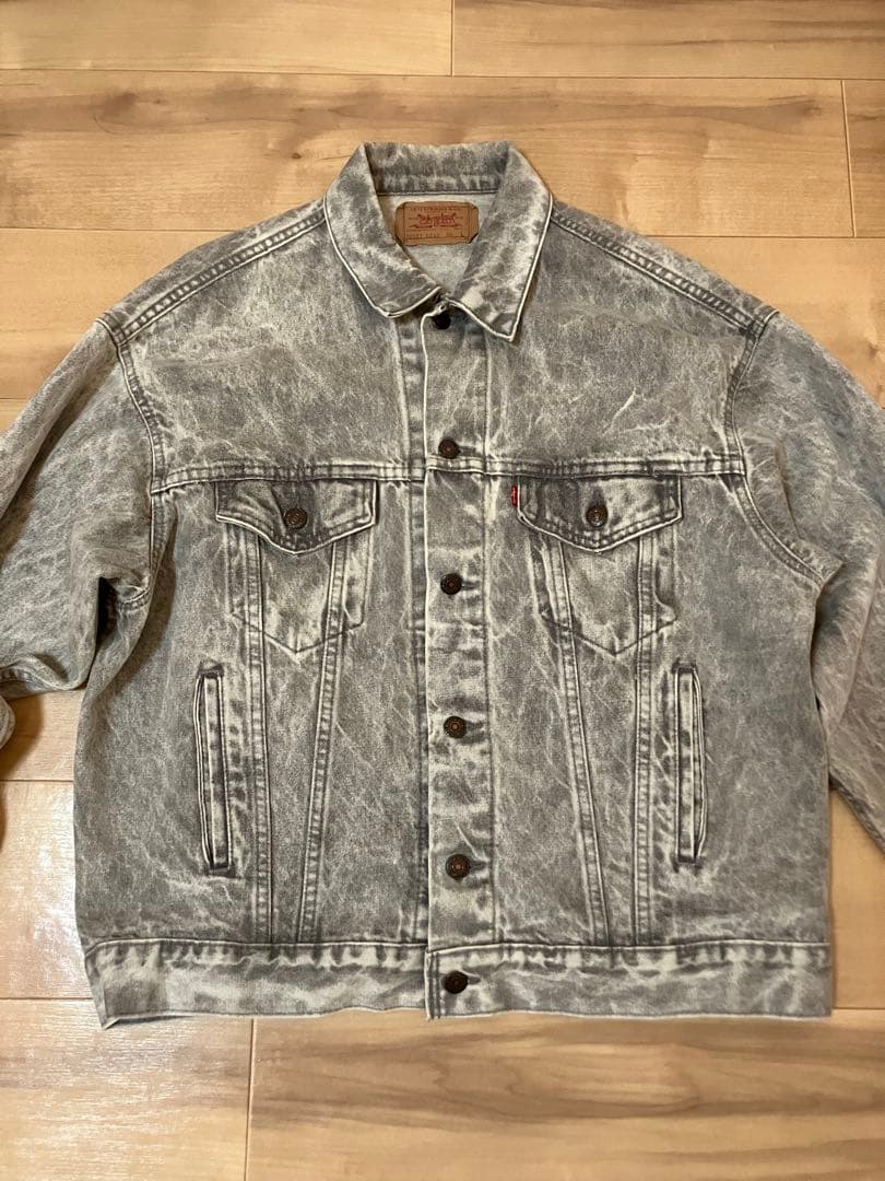 80's Levi's 70507-0261 ブラック デニムジャケットUSA製