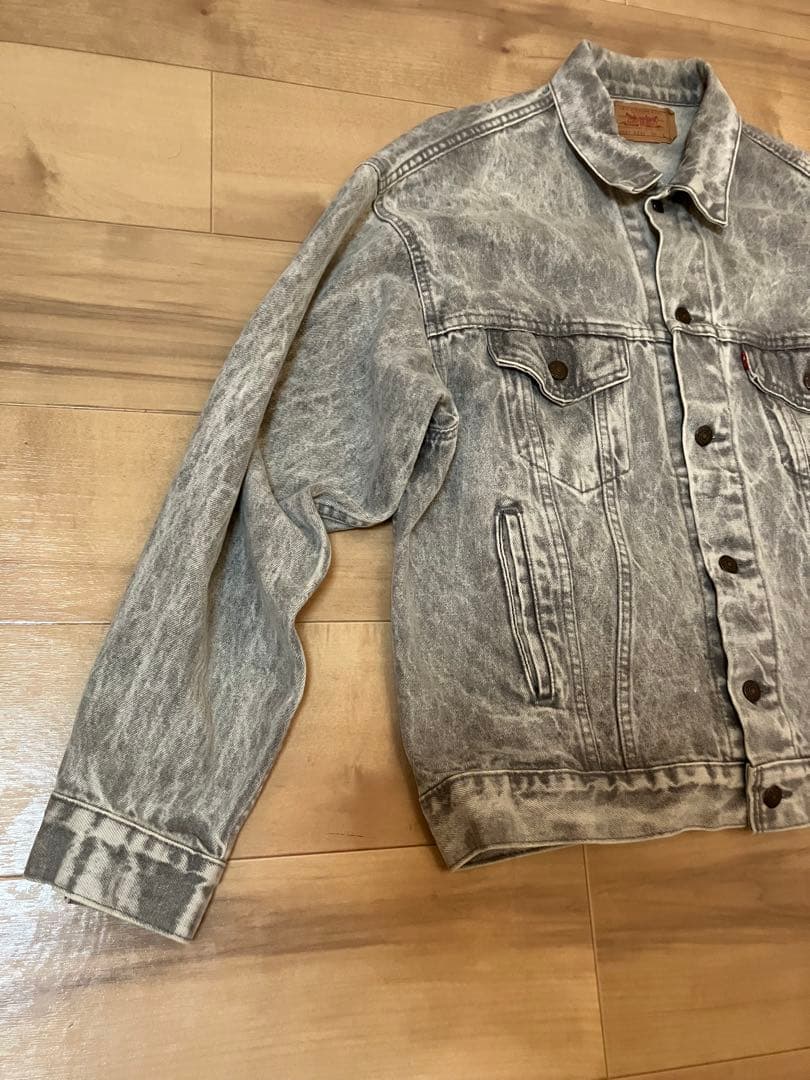 80's Levi's 70507-0261 ブラック デニムジャケットUSA製