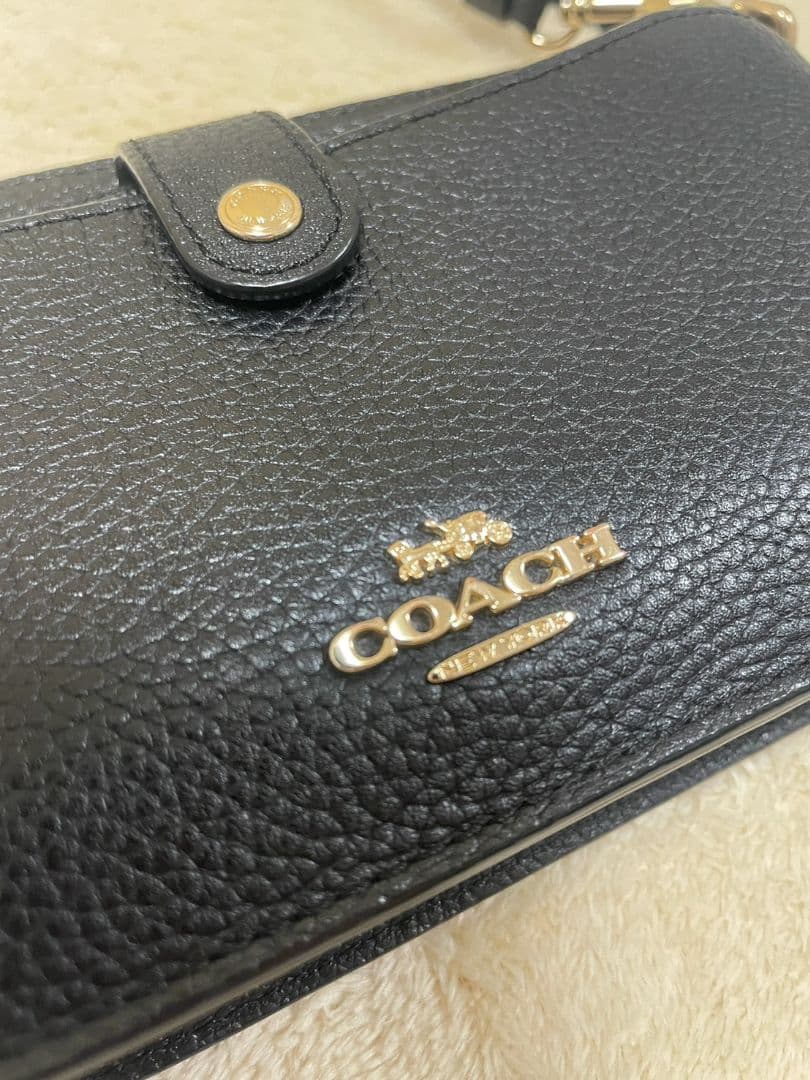 COACH コーチ ショルダーバッグ ウォレット 3way ブラック