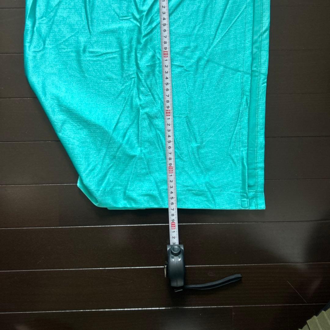 フラダンス　ドレス　マウナロア　ワンピース エメラルドグリーン　1004