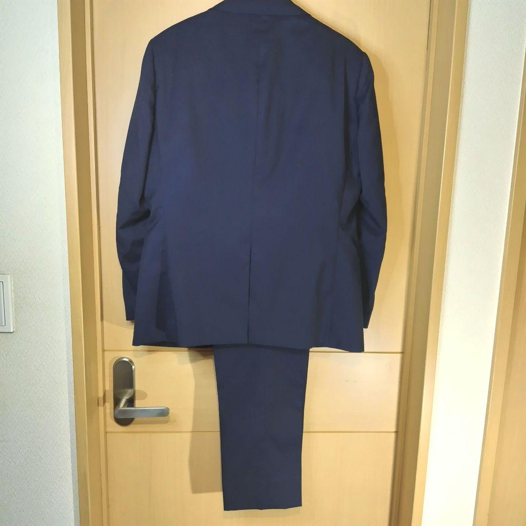ORIHICA ３ピース スーツ セットアップ ネイビー ストライプ 94AB4