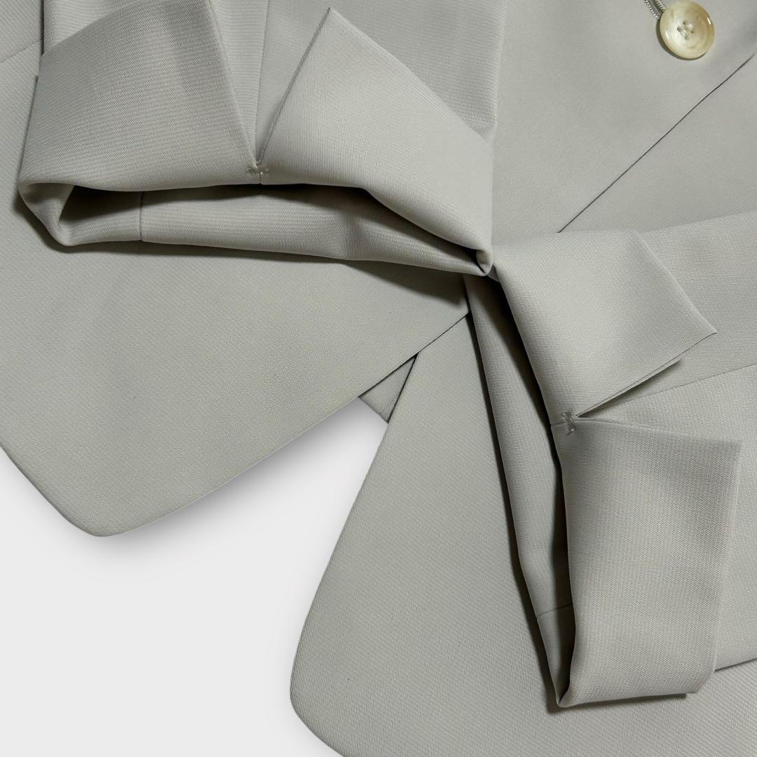 ニューヨーカー スカートスーツ 大きいサイズ 17号 3XL位 ライトグレー