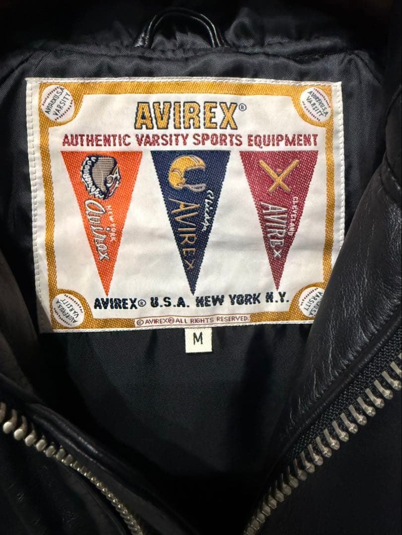 AVIREX《WOMAN》SIGNATURE HOODED LEATHER