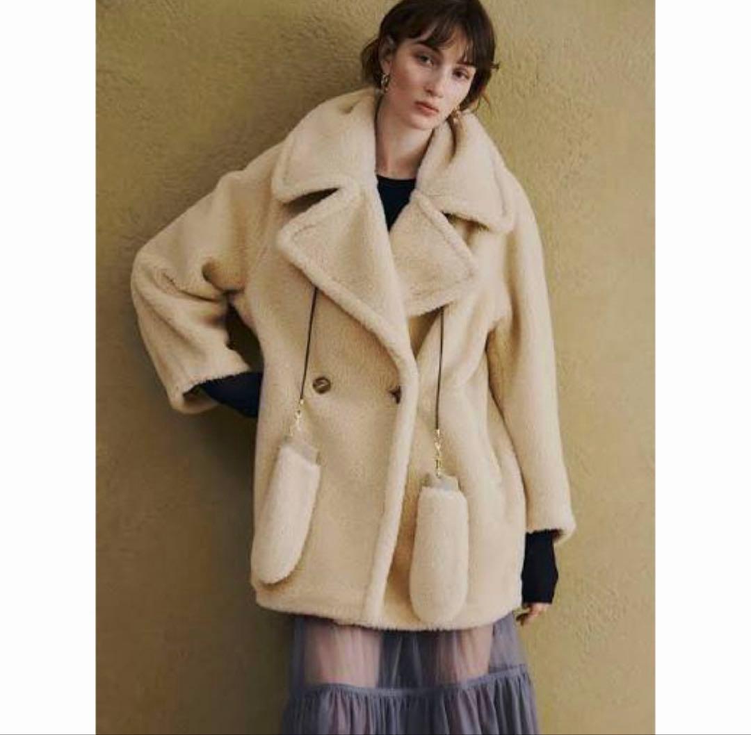 ECOPELボアミドルコート　frayid 本日価格