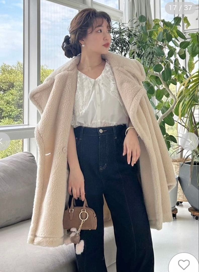 ECOPELボアミドルコート　frayid 本日価格