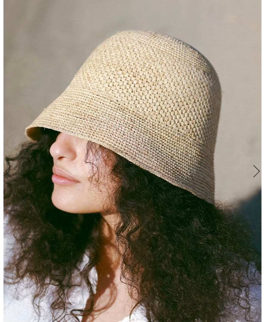 ETRE TOKYO ラフィアクロシェハット