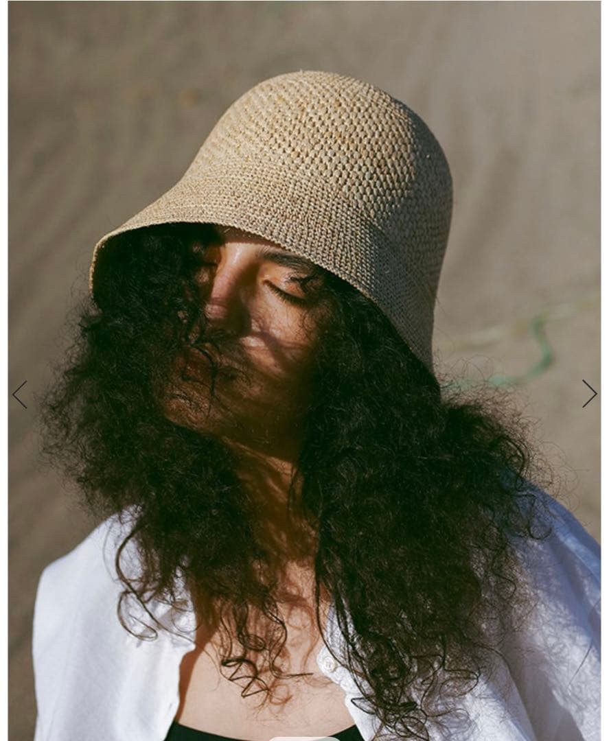 ETRE TOKYO ラフィアクロシェハット