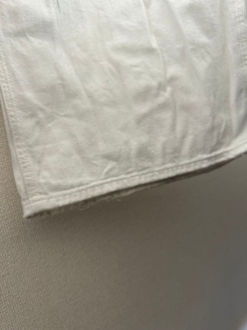 パンツ ANCELLM AIGING PAINTER PANTS/WHITE