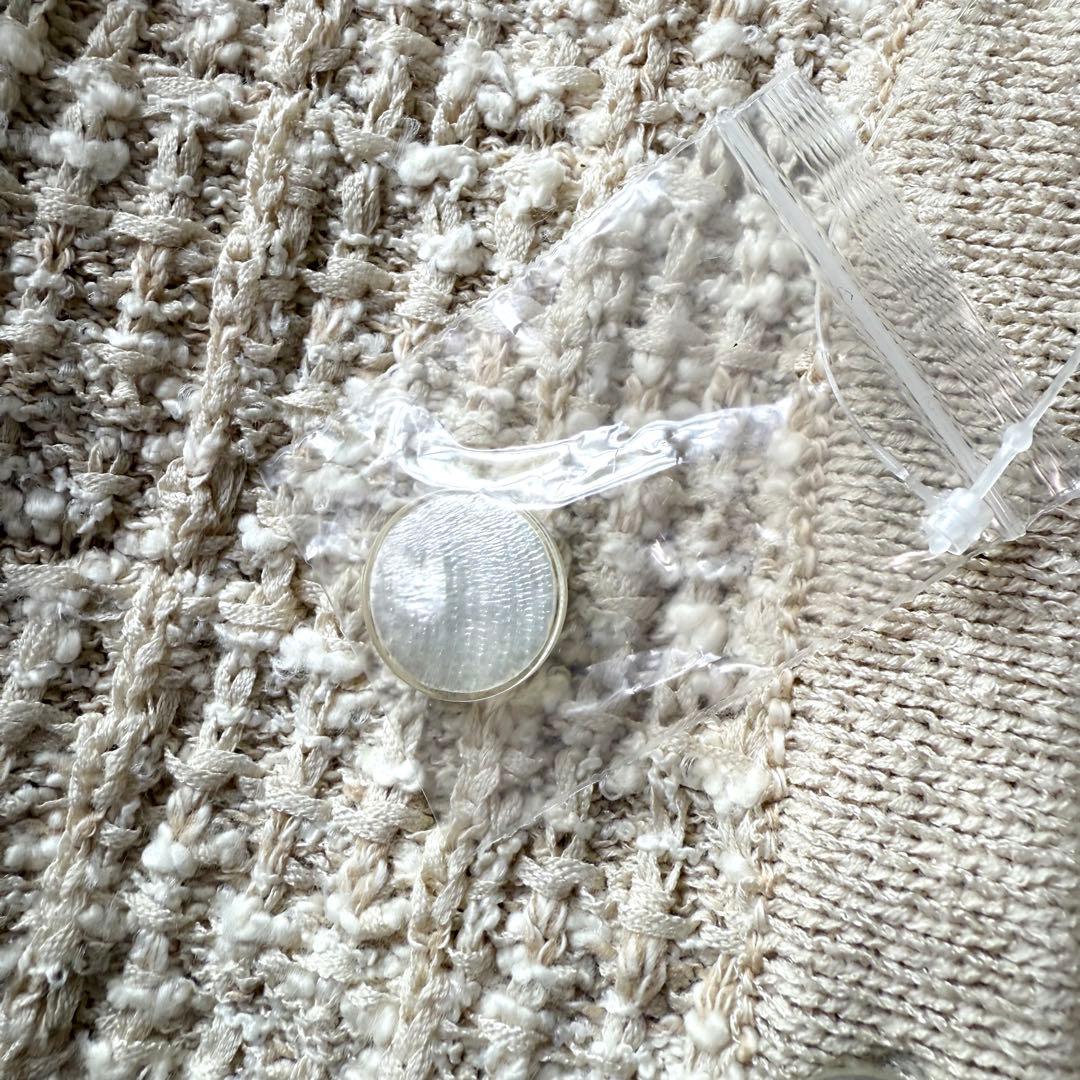 新品 カジュアルも、きちんとも ツイード柄のニットジャケット 北欧暮らしの道具店