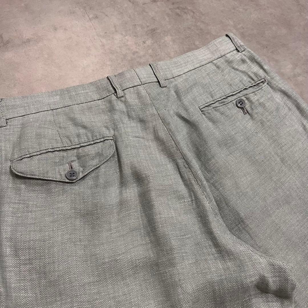   70s〜 vintage linen slacks