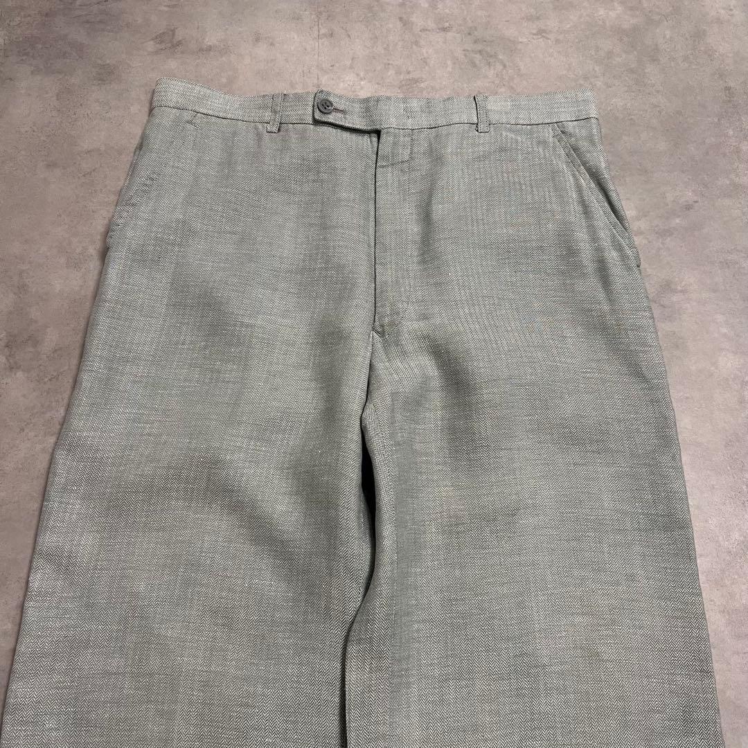   70s〜 vintage linen slacks