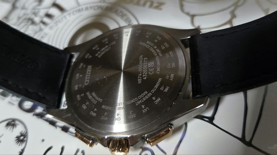 シチズン アテッサ ムーンフェイズ 電波ソーラー BY1004-17X