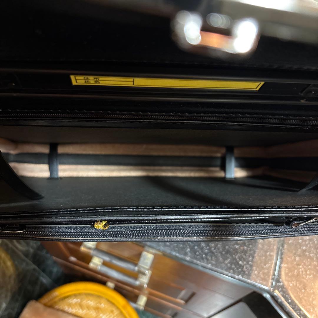 値下げ！！ 新品 未使用 学生鞄　スクール鞄　レザー ブラック　レトロ　昭和