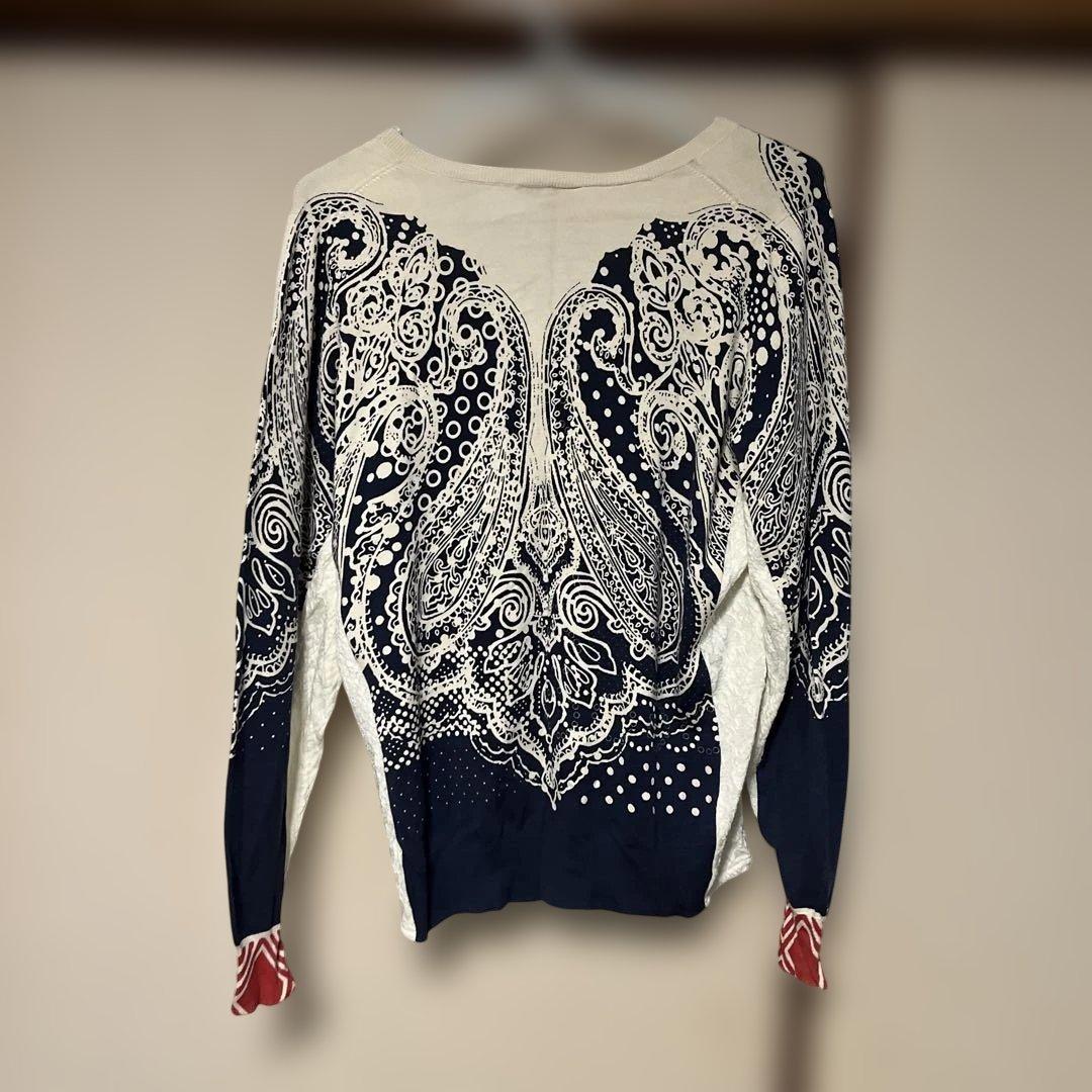 専用　　ETRO ペイズリー柄 長袖Tシャツ 44