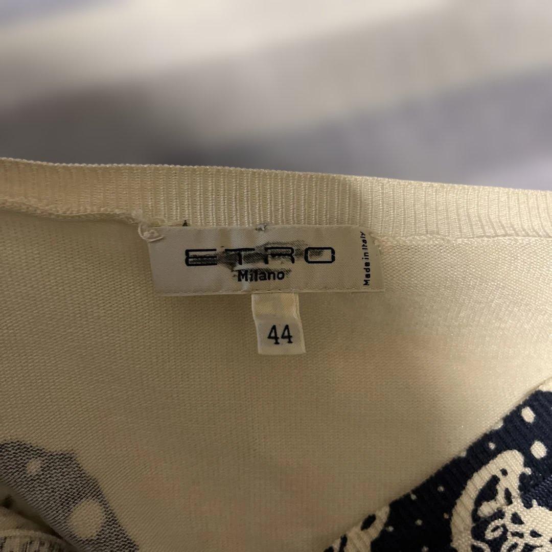 専用　　ETRO ペイズリー柄 長袖Tシャツ 44