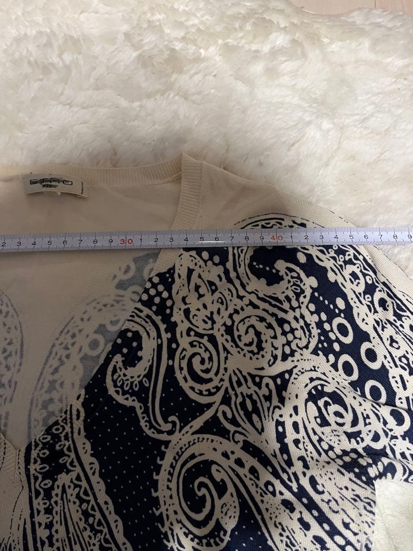 専用　　ETRO ペイズリー柄 長袖Tシャツ 44