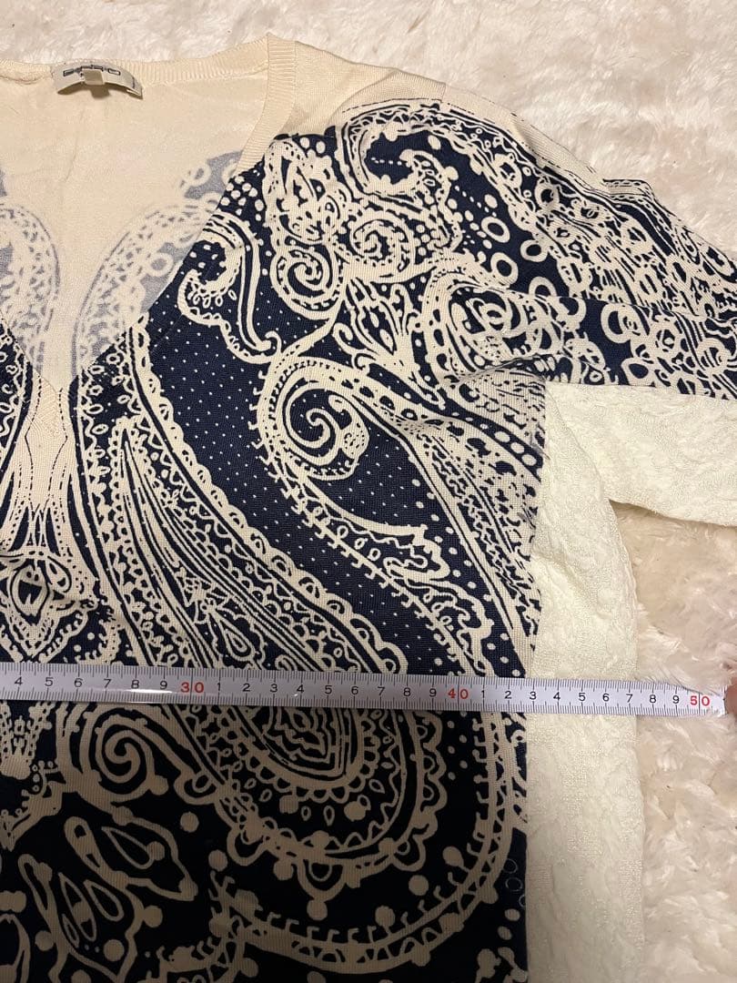 専用　　ETRO ペイズリー柄 長袖Tシャツ 44