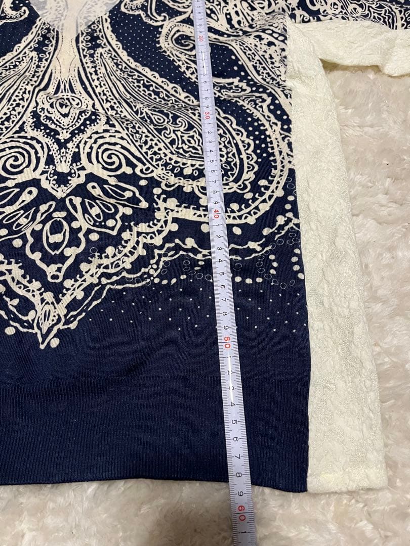 専用　　ETRO ペイズリー柄 長袖Tシャツ 44