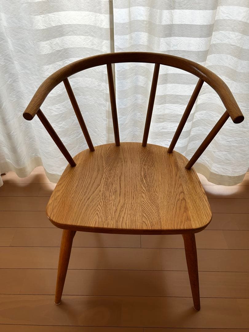 無印良品　オーク材ダイニングチェア　②