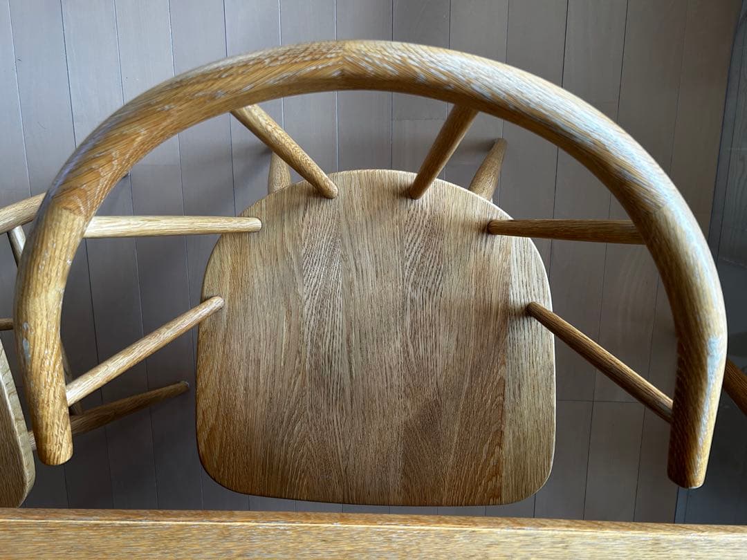 無印良品　オーク材ダイニングチェア　②