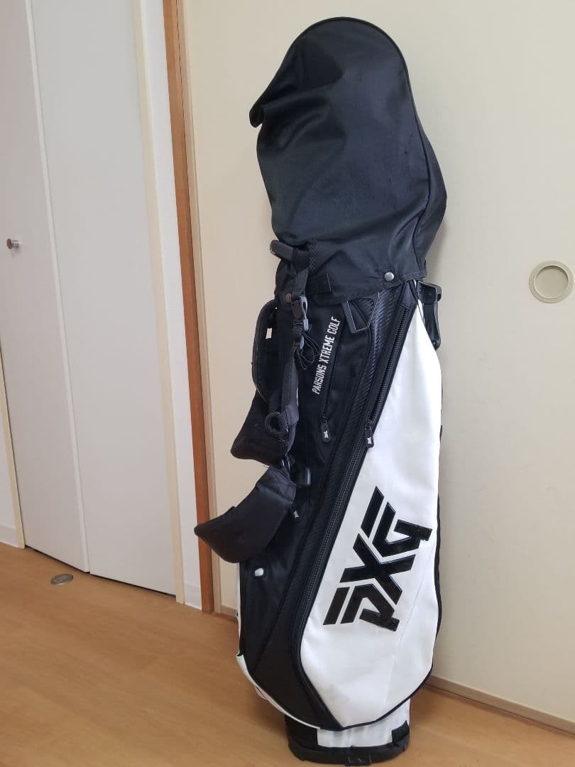 PXG スタンドバッグ ブラック/ホワイト