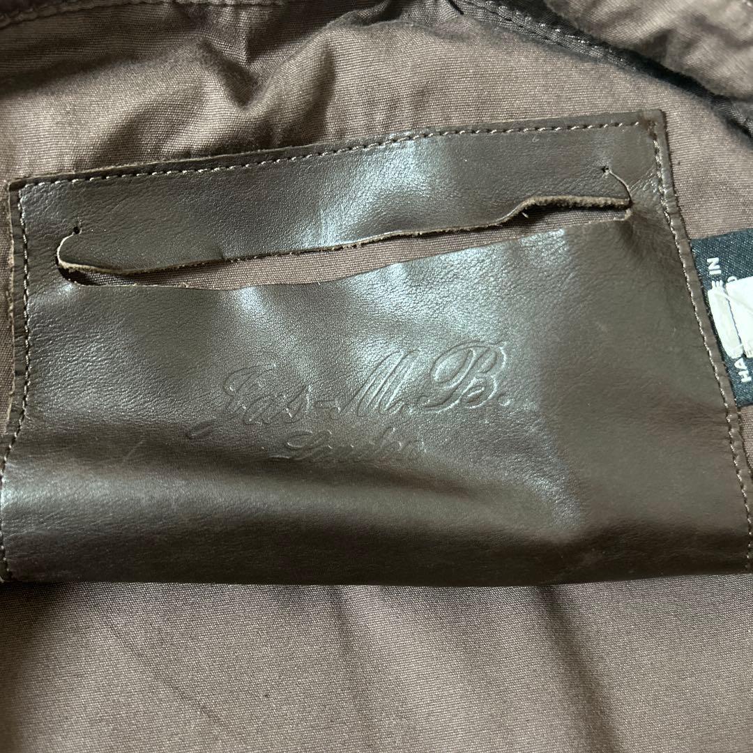 ジャスエムビー Jas-M.B. 牛革 ボストンバッグ トラベル 旅行 ツートン