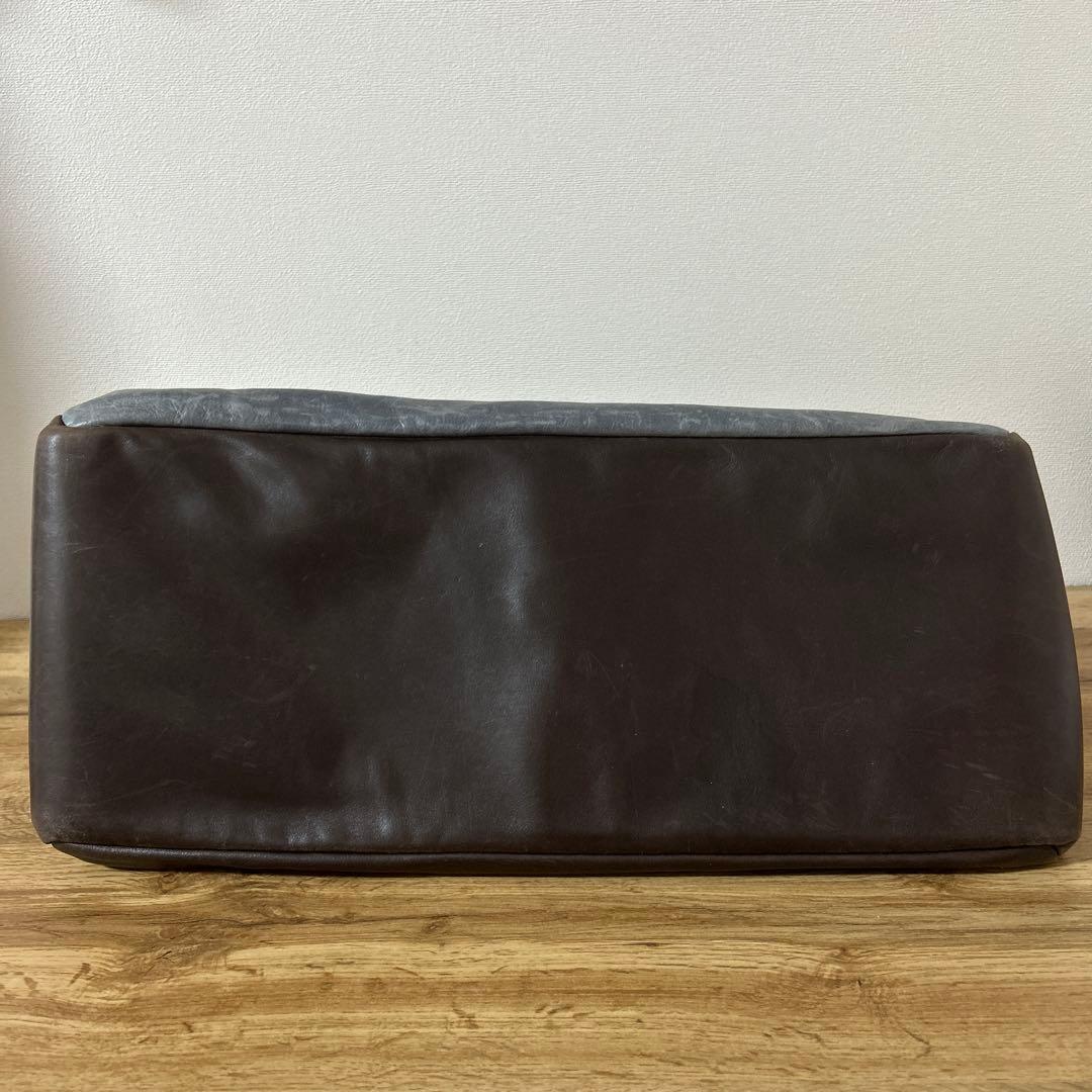 ジャスエムビー Jas-M.B. 牛革 ボストンバッグ トラベル 旅行 ツートン