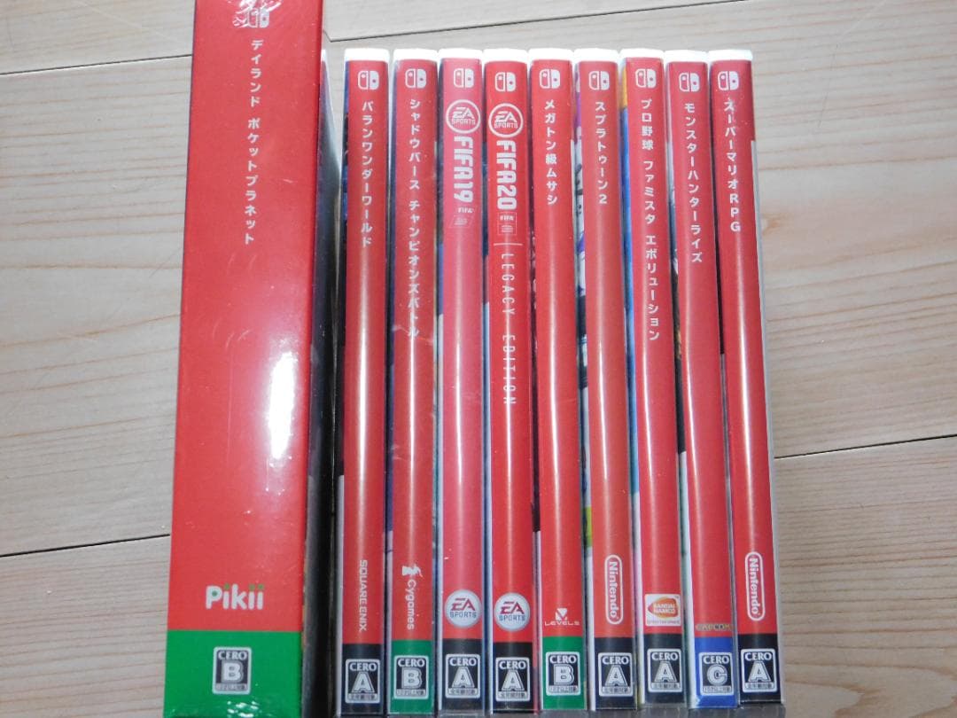＠スイッチ★スーパーマリオＲＰＧ・モンハン・スプラトゥーン２・ＦＩＦＡ等（１０本