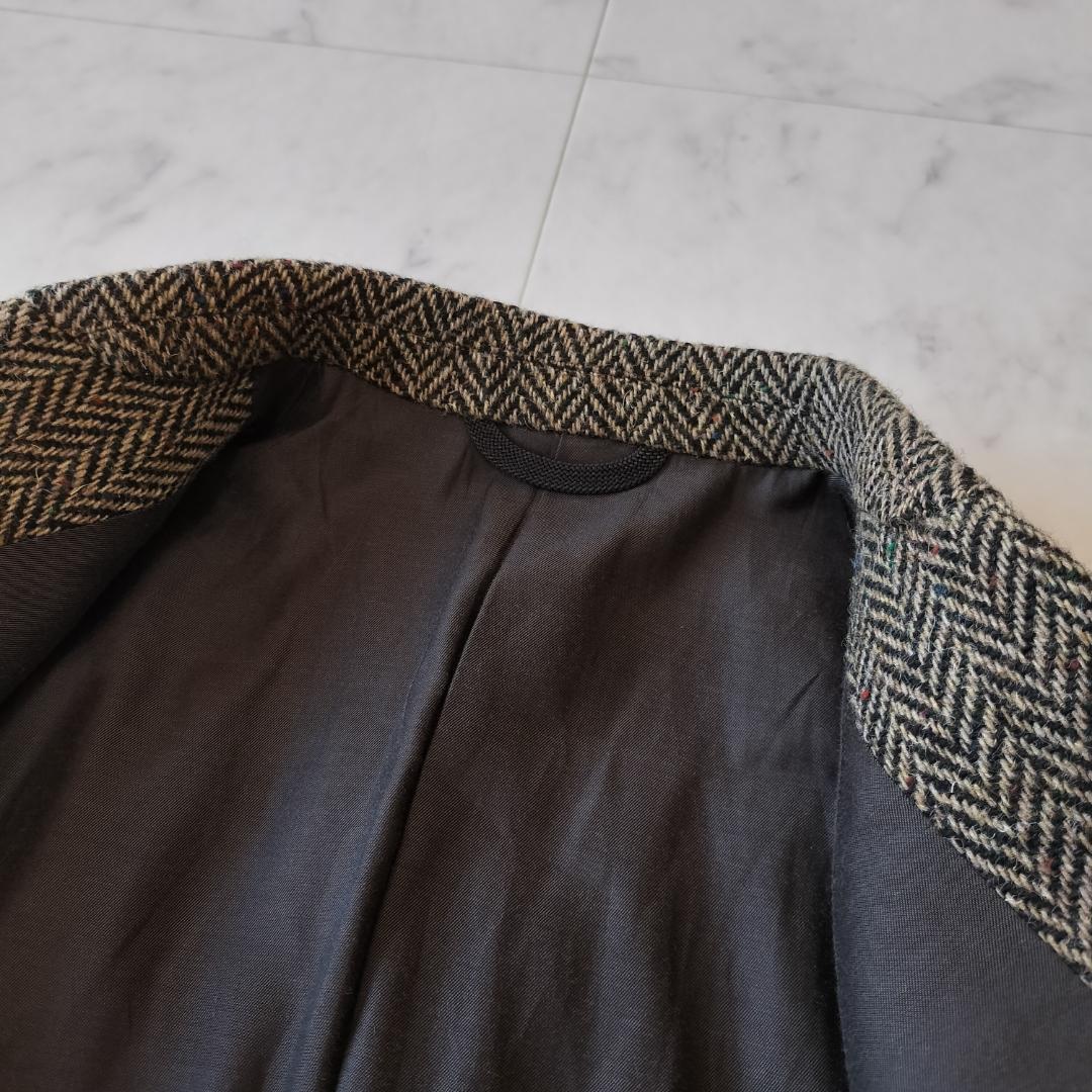 アナトミカ DUNN JACKET 40 M~L ヘリンボーンツイード ブラウン
