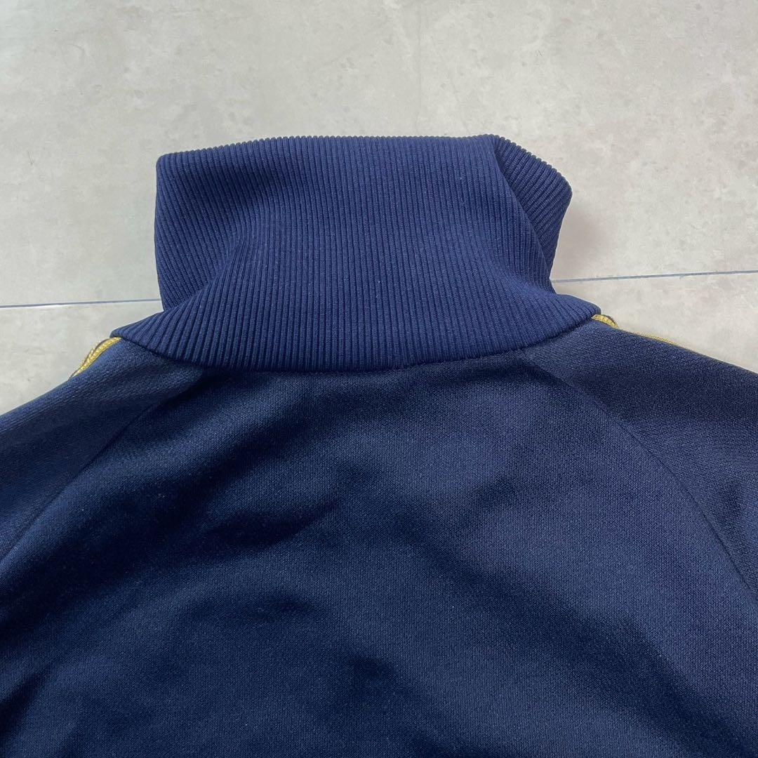 アディダス ネイビー 西ドイツ製 トレフォイル 刺繍 トラックジャケット