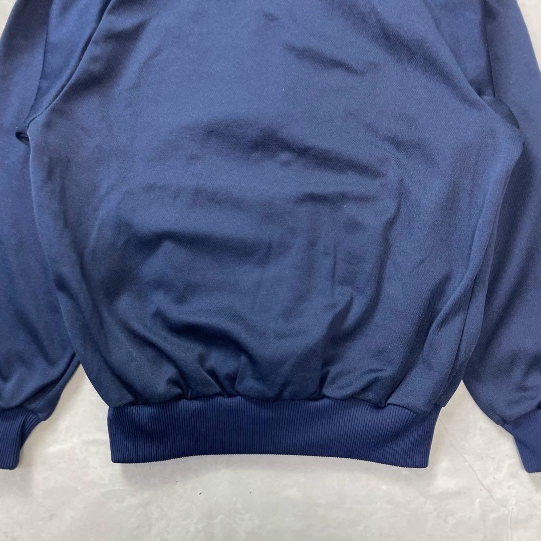 アディダス ネイビー 西ドイツ製 トレフォイル 刺繍 トラックジャケット