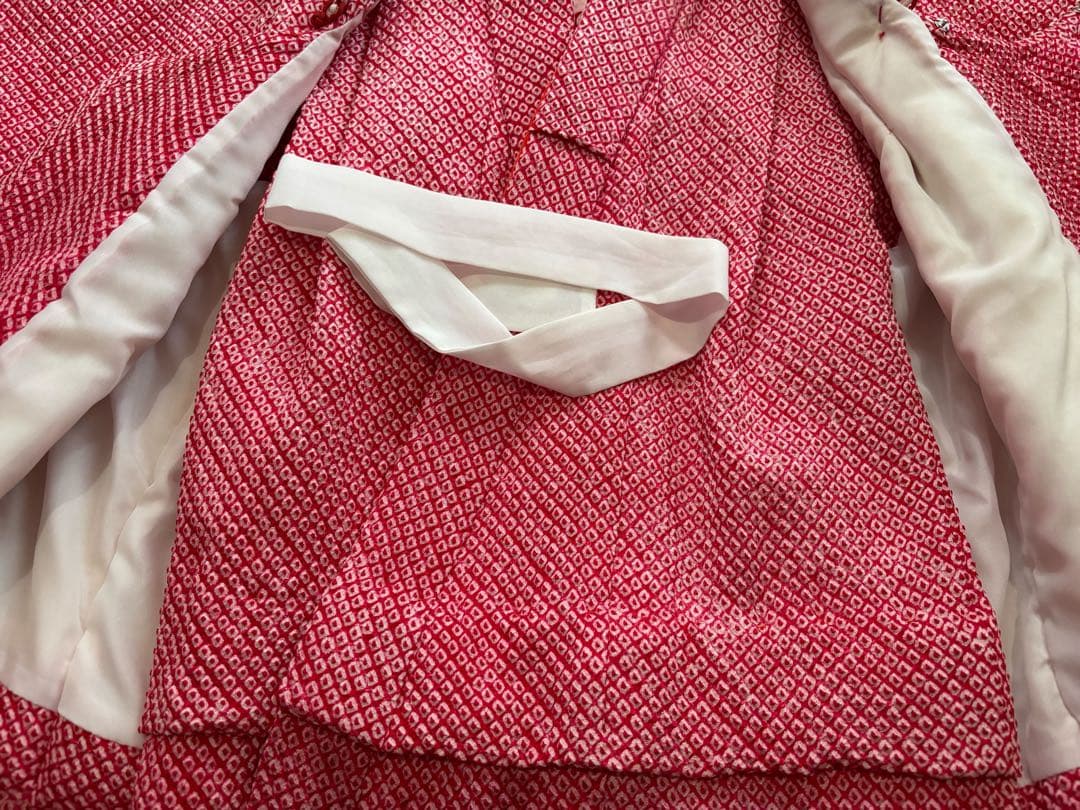 七五三　被布　着物　セット　絞り　総絞り