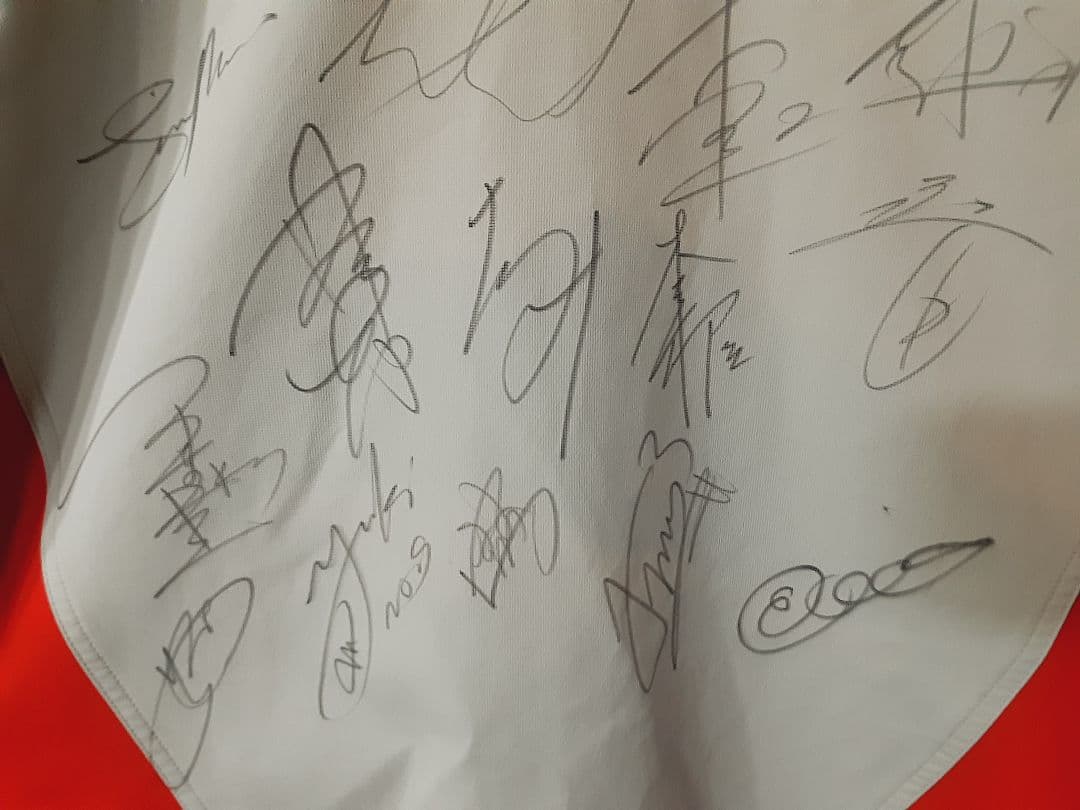 新品未使用 サンウルブズ 選手サイン入り プルオーバー 支給品 ラグビー