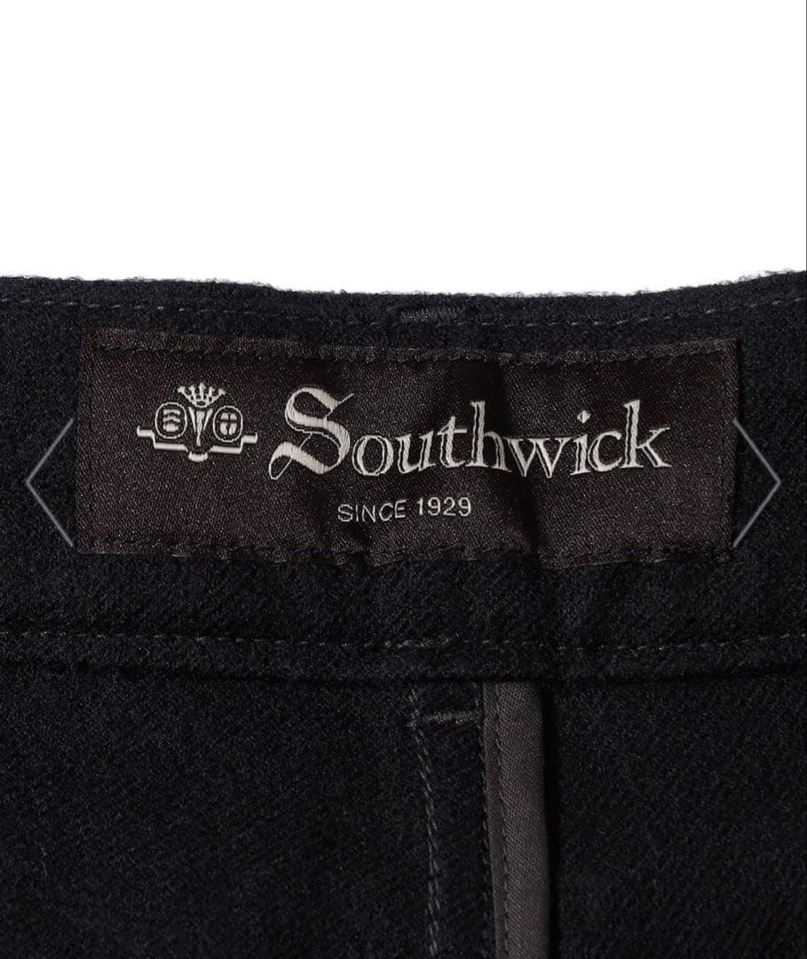 Southwick:Gate Label フェルテッド 1プリーツ スラックス
