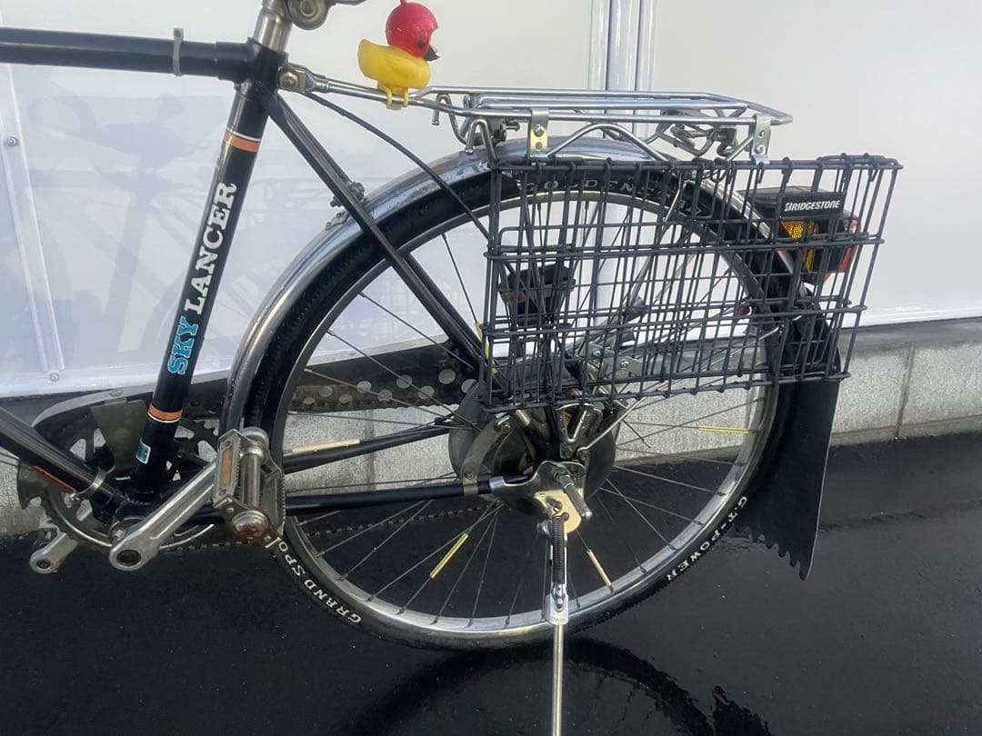 超希少 スーパーカー自転車 フラッシャー自転車 ツノダ スカイランサー 旧車